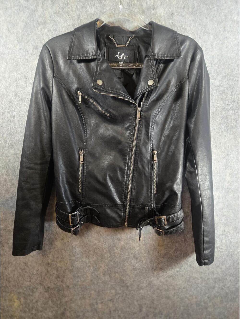 Savage Love Vegan Leather Moto Biker Jacket Grung Streetwear